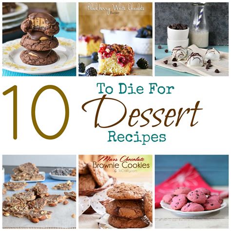 to die for desserts